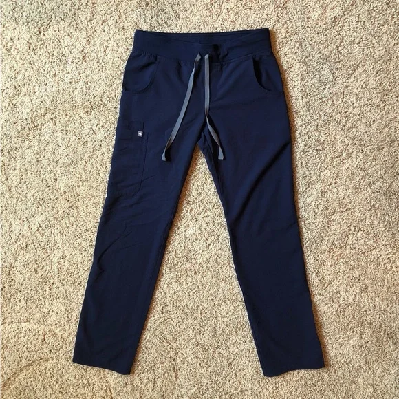 FIGS Cargo Scrub Pants Bottoms Navy Blue Size XS / T Tall - Picture 1 of 13